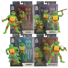 BST Teenage Mutant Ninja Turtles Leonardo/Raphael/Michelangelo Figures Toys Gift