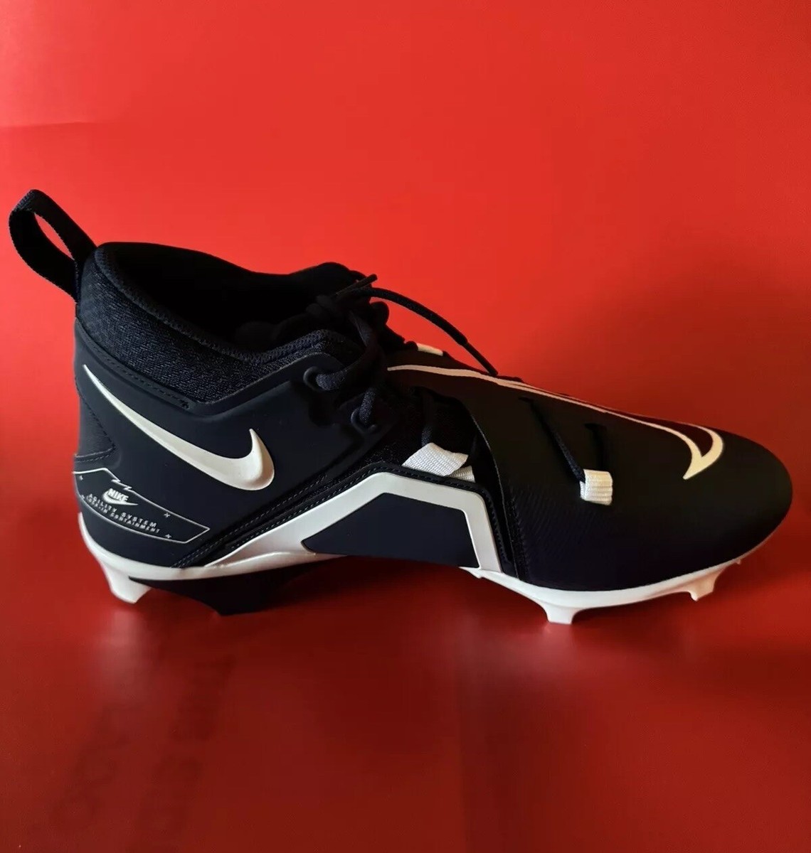 Nike Alpha Menace Pro 3 Men's 14.5 Football Cleats Midnight