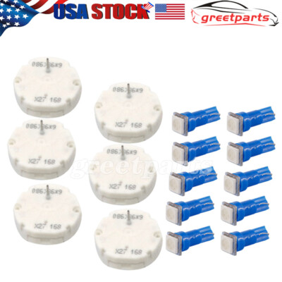 6x For GM GMC Stepper Motor Speedometer Gauge Repair Kit Cluster 10 Bulb X27 168