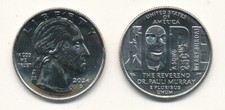 USA - Quarter Dollar 2024 (D) UNC - Rev. Dr. Pauli Murray