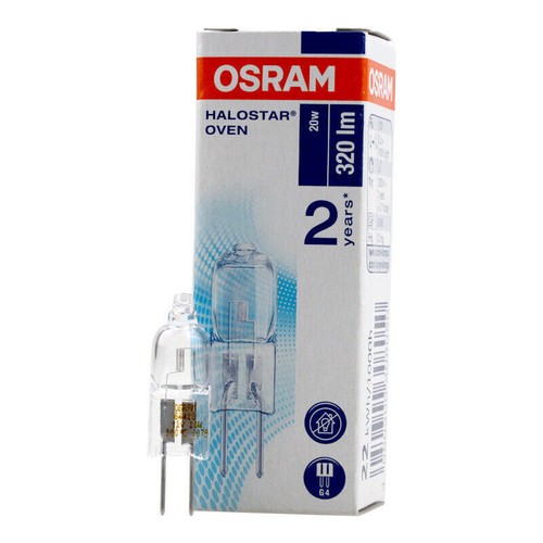 Lampada luce forno OSRAM 64428 12V20W lampada caldaia scatola da forno luce girarrosto lampada - Foto 5 di 5