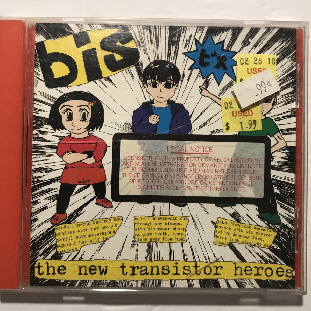 Bis - New Transistor Heroes CD | PROMO CD | eBay
