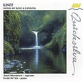FRANZ LISZT. SONGS OF LOVE & LONGING. JANET OBERMEYER, LESLIE DE'ATH. CD ALBUM.