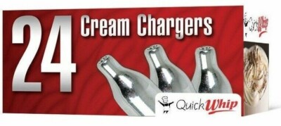 48 Quick Whip Cream Charger Whipped Best Fresh New 2 box of 24 Free shipping