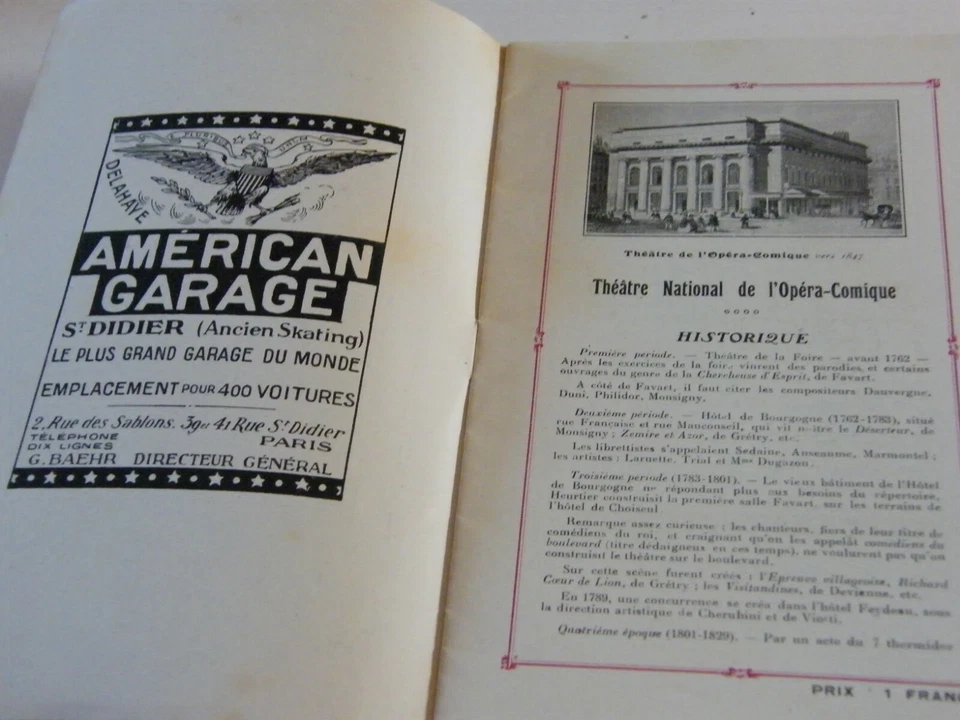 Theater National Oper Komisch 1919 Madame Butterfly Puccini Programm - Bild 2 von 3