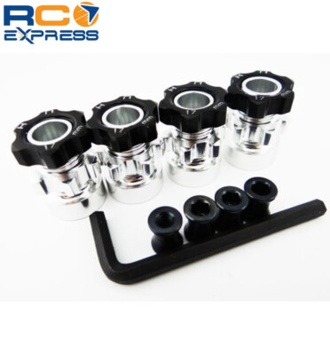 Traxxas Slash 4x4 LCG Rally Telluride Aluminum 17mm Hub Adapters +10mm WH17HT01