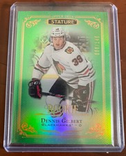2019-20 Upper Deck Stature Green Rookie #182 Dennis Gilbert /149