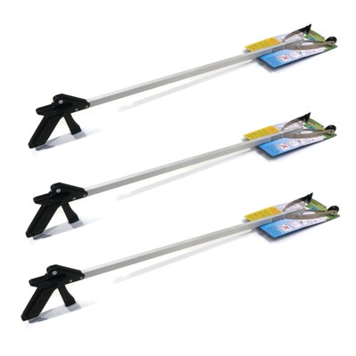 (3 Pack) 40'' G4 DOT Easy Reacher Tool for Picking Up Trash & Debris While Mowing