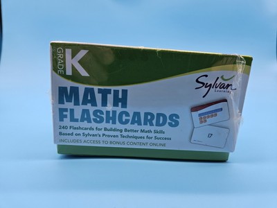 Sylvan Learning Grade K Children's Learning Flash Cards Math by  