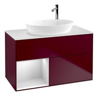 Villeroy & Boch Finion Waschbeckenunterschrank FüR Becken Mittig Regal Links...