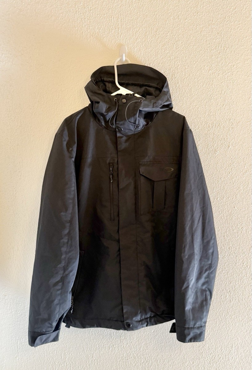 Oakley Black Size L Soft Shell Midweight Bomber Track Jacket