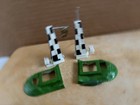 Vintage HO Scale Aurora Start Finish flags slot cars track scenery ThunderJet — photo 7