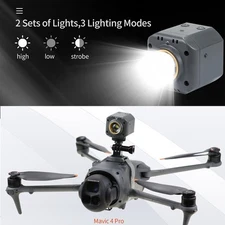 Bright LED Spotlight Searchlight Fill Lamp for DJI Mavic 4 Pro Drone Accessories