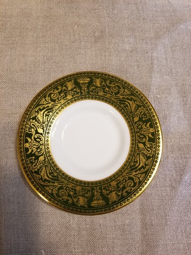 Wedgewood Florentine Green Demitasse Cups and Saucers - Set of 6 - MINT! - Picture 5 of 12