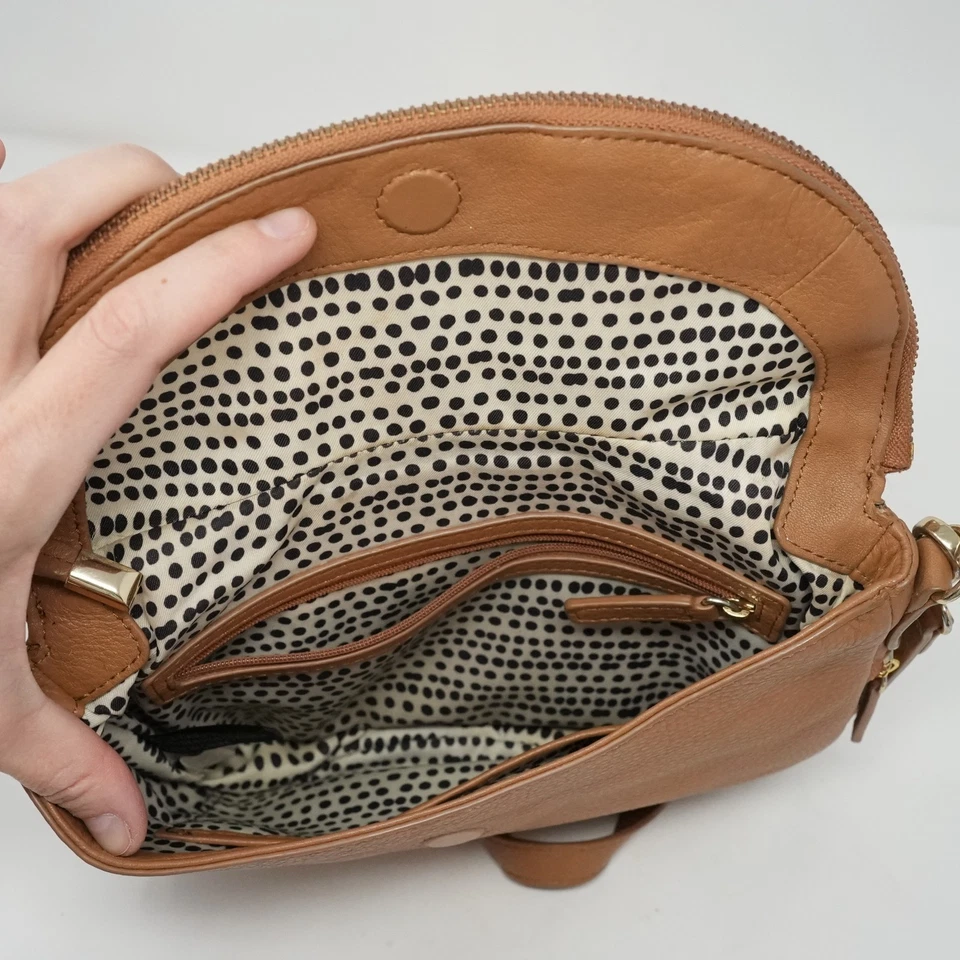 Vince Camuto Women’s Rizo Rich Auburn Leather Crossbody Bag - image 4 of 4