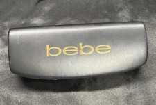 Bebe Eye Glasses Sunglasses Case Clam-Shell Black with FREE SHIPPING