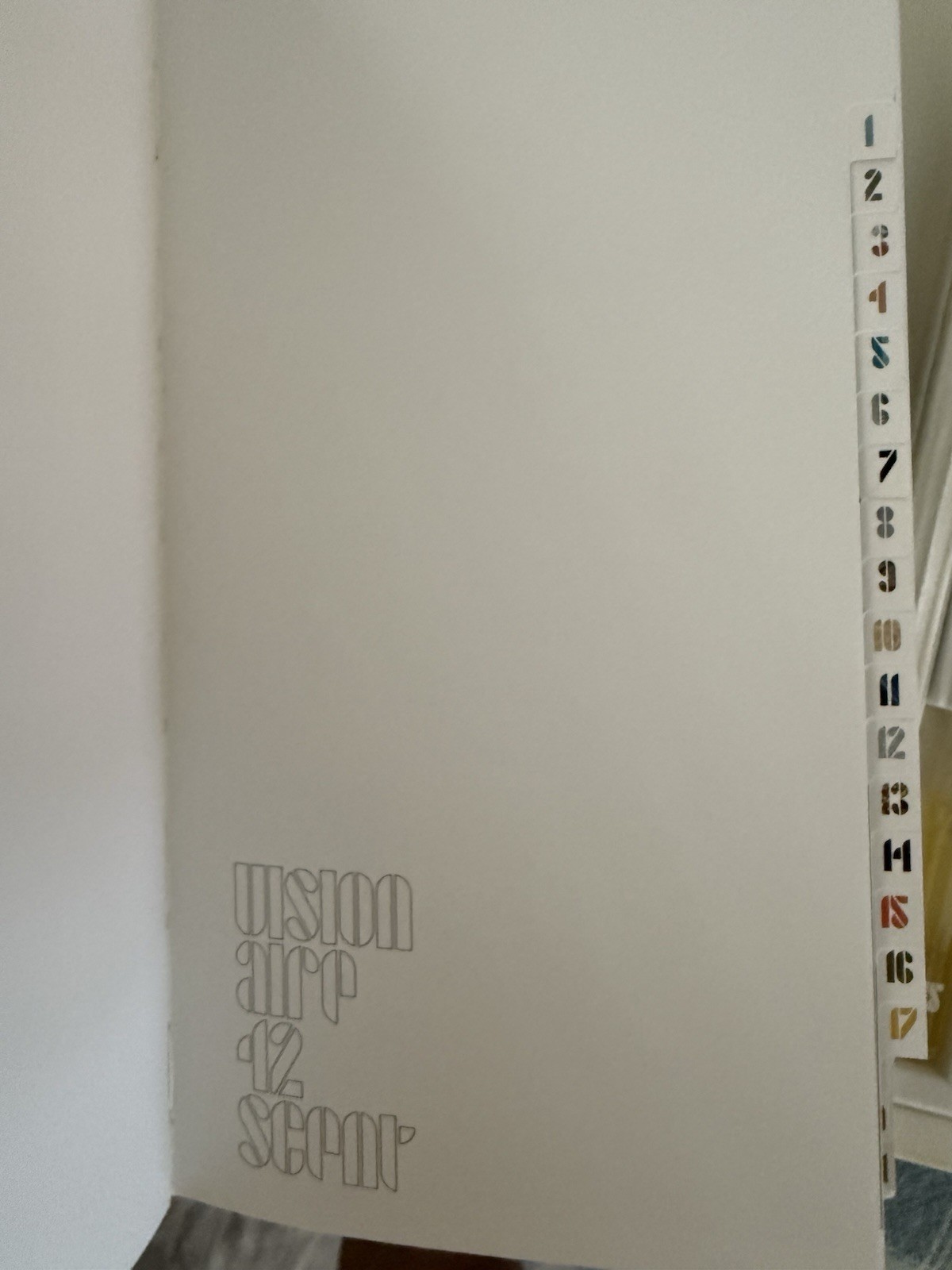 Extremely RARE: Visionaire  fragrance scent book Limited Edition #0653/4000