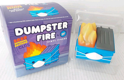 100% Soft Dumpster Fire -2020 Special Edition with PPE Mask With Box 