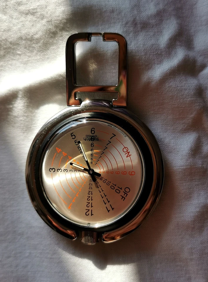 Vintage Pop Up Musical Swatch SOUND EFFECTS PUB102 Watch Water Resistant, N.O.S! - Image 3 of 4