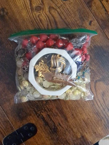 Vintage to Now Mystery Costume Jewelry Lot Wearable Junk Craft Art Fashion