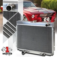 Aluminum 3 Row Performance Radiator for 67-70 Mustang/Fairlane/Torino/Cougar V8