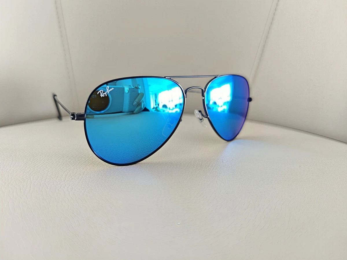 Ray-Ban Blue Mirrored Sunglasses for Women for sale | eBay