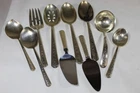 Towle Rambler Rose Sterling Silver Various Serving Utensils Lot of 10