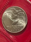 San Marino 500 lire Gabbiani coin 1975 SILVER UNC