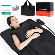 Infrared Sauna Blanket for Home: Portable Full Body Detox Wrap with Deep Heat Re
