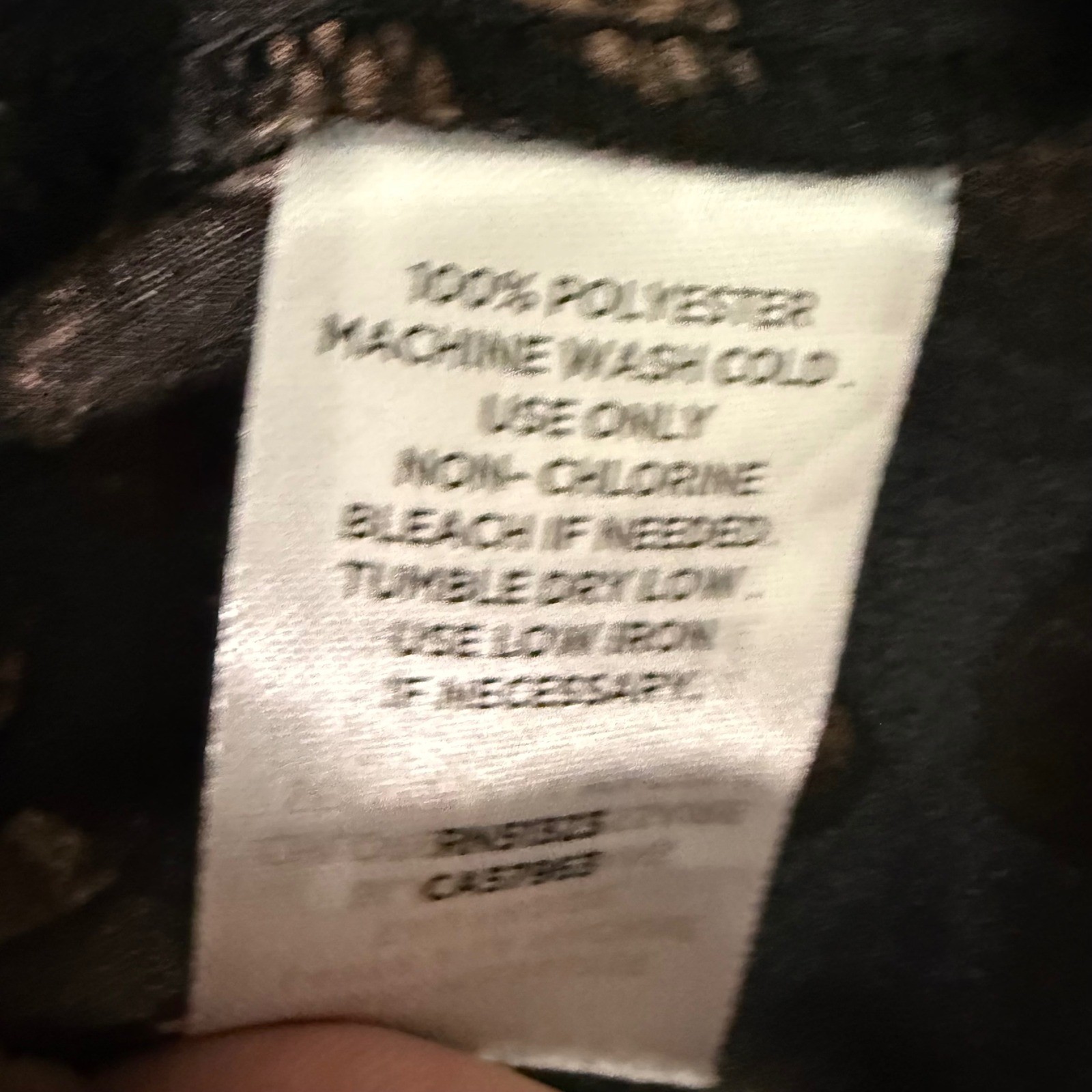 HALOGEN Floral Print Button Front Collared Long S… - image 5