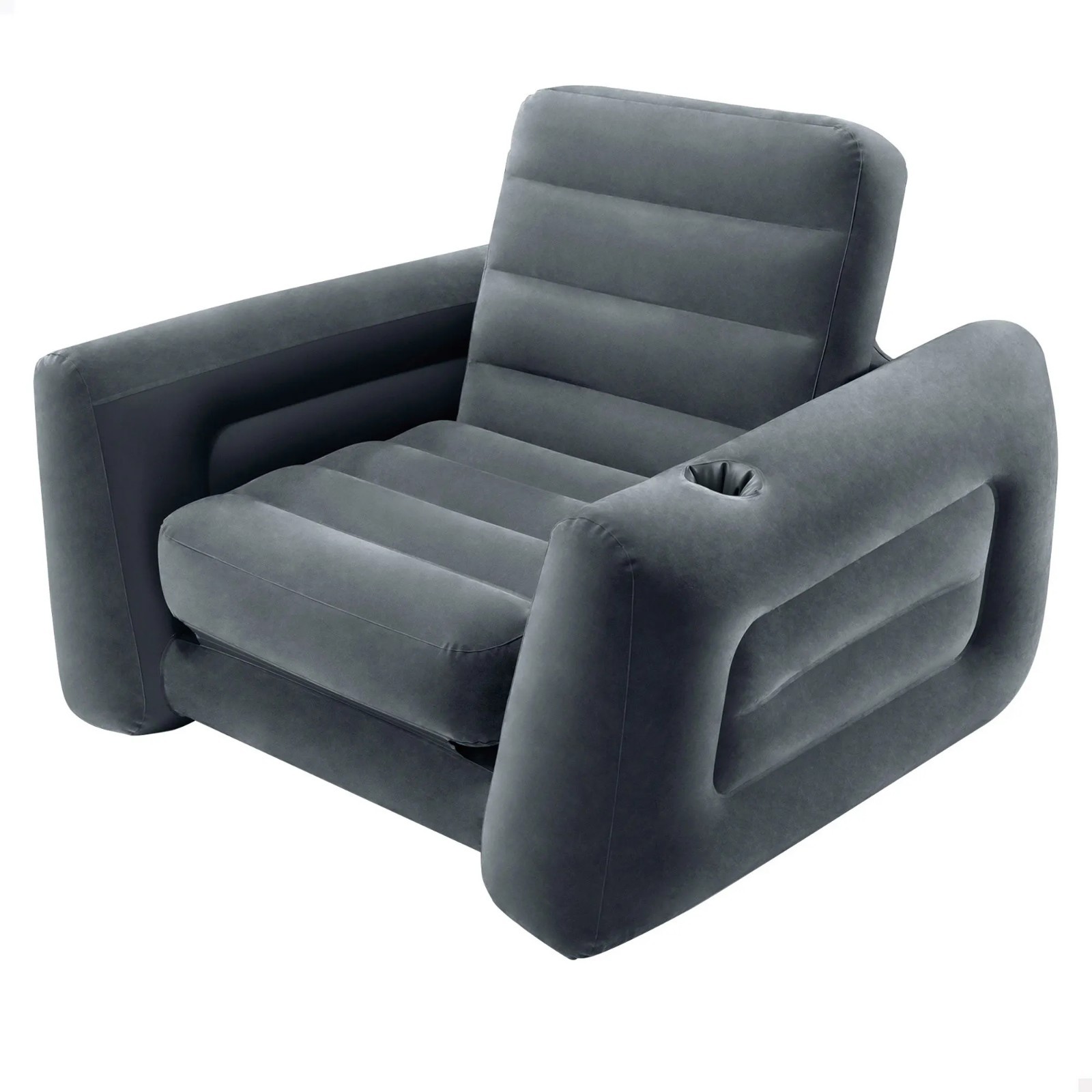 Sillón Cama Hinchable 2 En 1 INTEX Individual Plegable Cómodo Hogar Camping