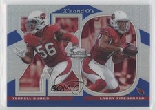 2019 Panini Contenders Optic Blue Prizm 75/99 Larry Fitzgerald Terrell Suggs 0c2