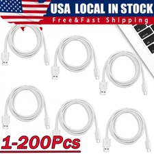 USB Type C Data Cable 5A Fast Charging USB-A to USB-C Charger lot Cord For Phone