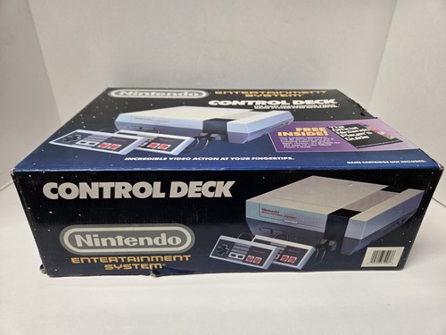 Nintendo NES Control Deck In Box With The Official Players Guide! Nice Shape! - Picture 5 of 11