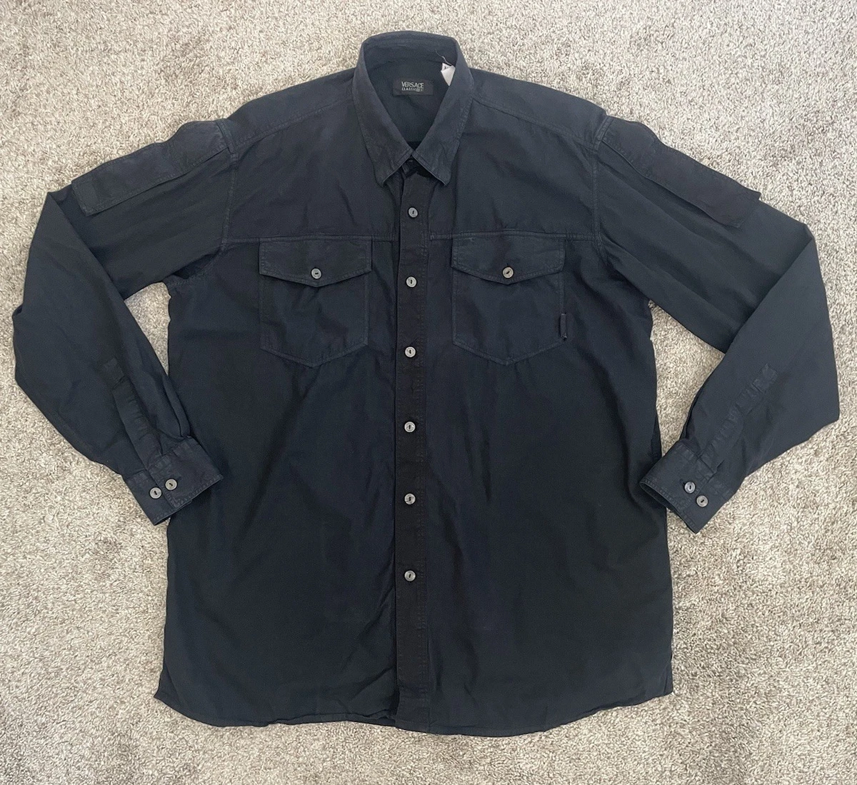 Versace Long Sleeve Black Shirts for Men for sale | eBay
