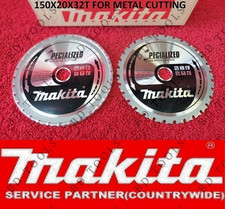Image of Genuine Makita B-47036 CIRCULAR 150X20X32T SAW METAL CUTTING BLADE For DCS553Z