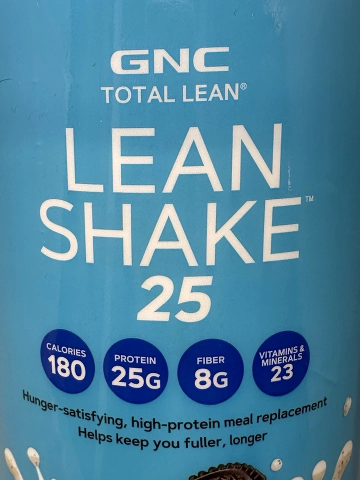 Batido magro GNC Total 25 galletas y crema 29,35 oz 16 porciones BB 10/2027 Foto 2 de 4