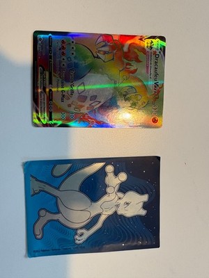 Pokémon-Sammelkarte Dracaufeu VMAX holografisch inkl. Hülle von 2022 französisch