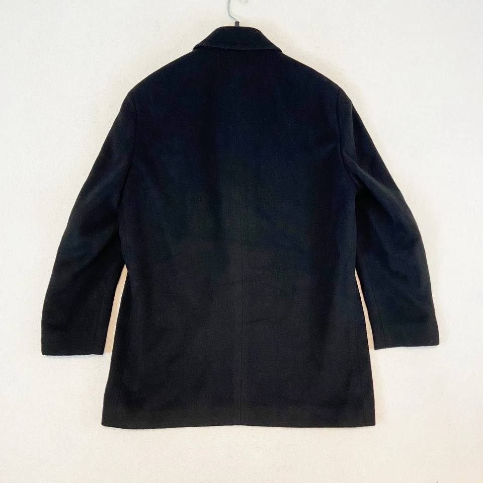 Abrigo de lana Lauren Ralph Lauren Jake para hombre 38S negro tranquilo lujo dinero antiguo Foto 3 de 4