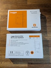 Allegion Legge BS 5 Lever Sashlock TWO UNOPENED boxes, NEW, 3 keys, anti-pick