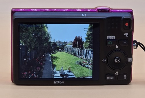 Nikon Coolpix S6200 16MP Digital Camera. Pink. - Picture 8 of 15