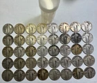 1 Roll Standing Liberty 90% Silver Quarters Full Dates 1925-1930 /40 Coins $10FV