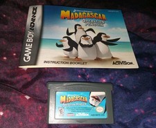 Gameboy Advance - Madagascar: Operation Penguin w/instruction booklet - No Box