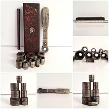 Vintage Britool No.6 Whitworth Socket Set 1073 Ratchet 1083 British Made C1950s