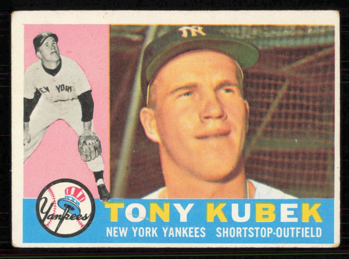 Tony Kubek #83 Baseball Cards 1960 Topps trading card — raw and PSA graded price guide