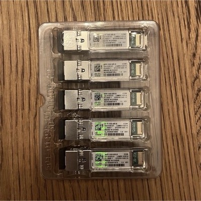 5er Pack Cisco SFP-10G-SR-S 10GBASE-SR SFP+ Transceiver Optical Module - NEU