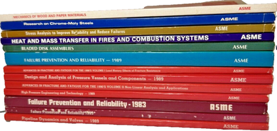 #ad #ad ASME Engineering Safety Design Lot 13 Books Failure Pressure Heat Transfer $144.57