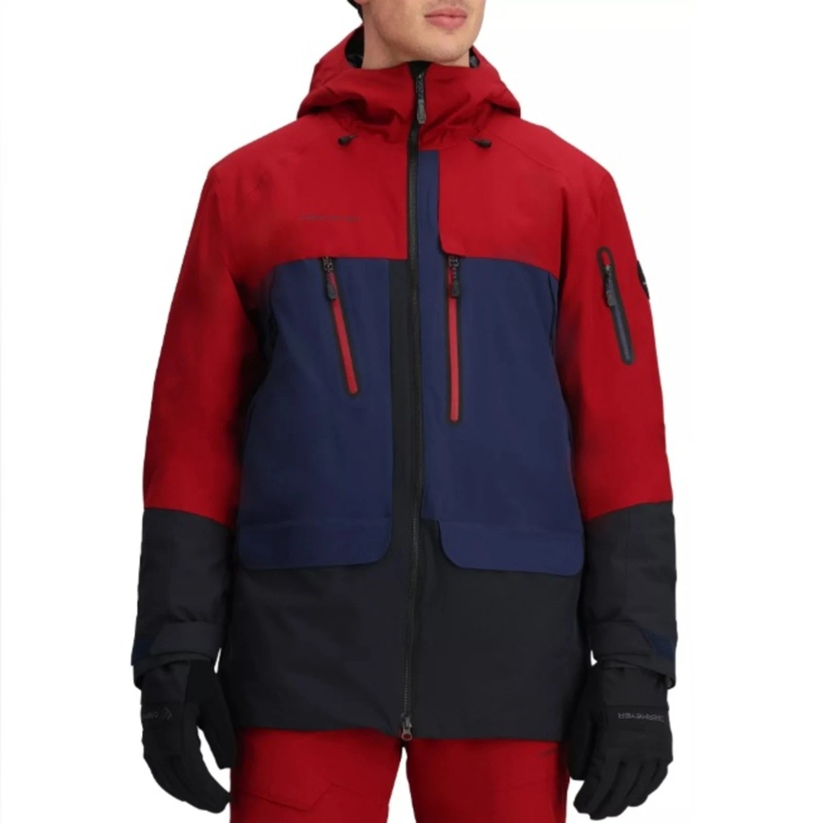 Obermeyer® Men's Cirque Waterproof Snow / Ski Jacket in Rustic Red. NWT!