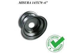 CERCHIO DA 6 POLLICI PER MINI QUAD 4 TEMPI 145/70-6" ATV RICAMBI MINI QUAD