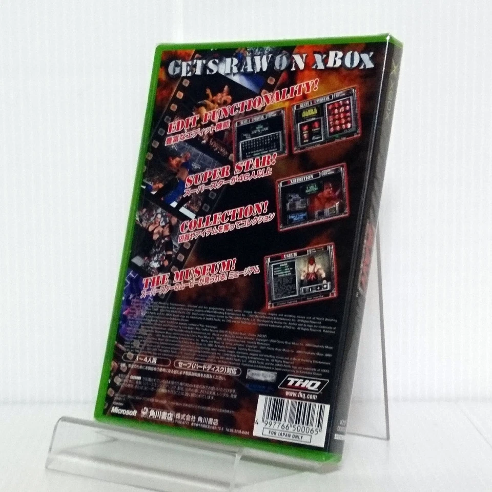 Xbox WWE RAW (Brand New Sealed,Japan Import,Microsoft Xbox 1st Gen) - Image 2 of 4